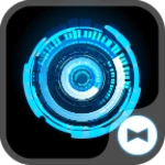 cyber interface theme +home android application logo